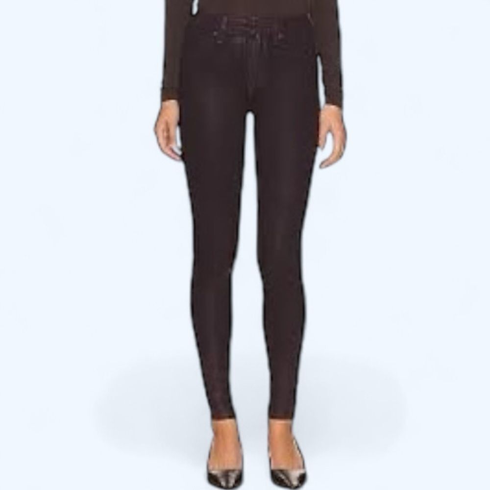 J. BRAND High Rise Super Skinny Black Jeans 31